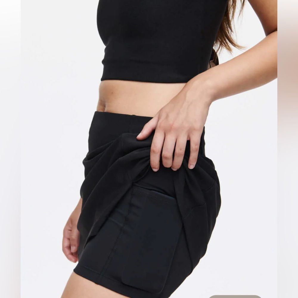 Outdoor Voices Skirt Skort Size XXL Black